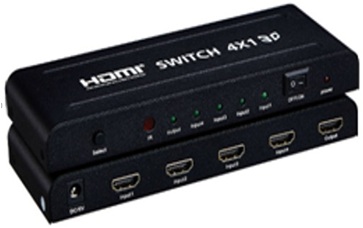 Chuyển HDMI (Switch)  4 vào 1 ra có remote