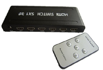 Chuyển HDMI (Switch)  5 vào 1 ra có remote