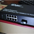 Converter Switch POE Quang 9 Port 10/100Mbps
