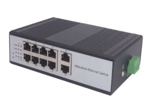 Switch Công Nghiệp 1 SC (B) + 10 RJ45 1G có PoE Tốc Độ Gigabit - Lộc Nam